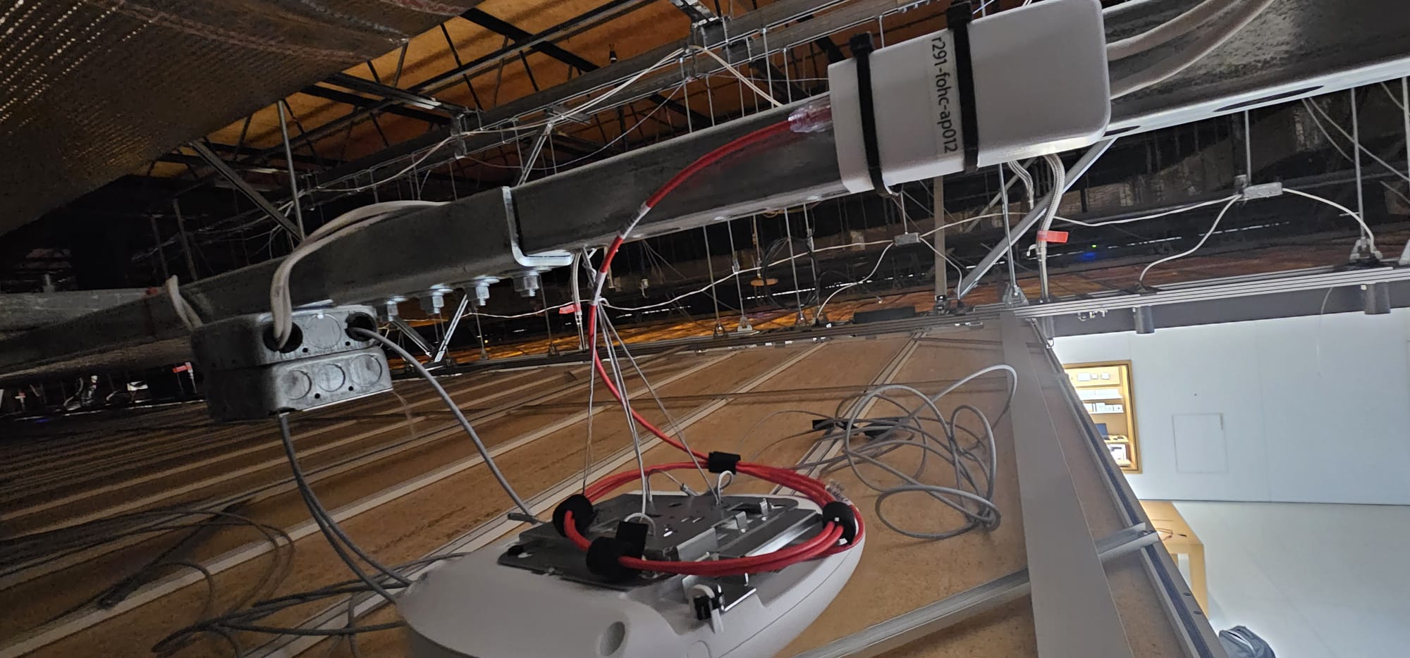 Structured Cabling project by InCTRL Technology Services — Apple Store Access Point Upgrade, Central Florida (photo 2)