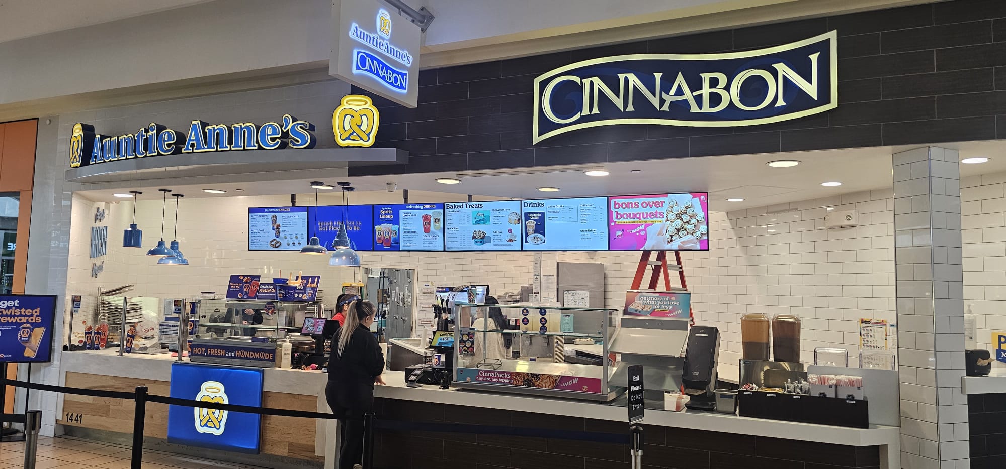 Digital Signage project by InCTRL Technology Services — Cinnabon Menu Boards, Central Florida (photo 3)