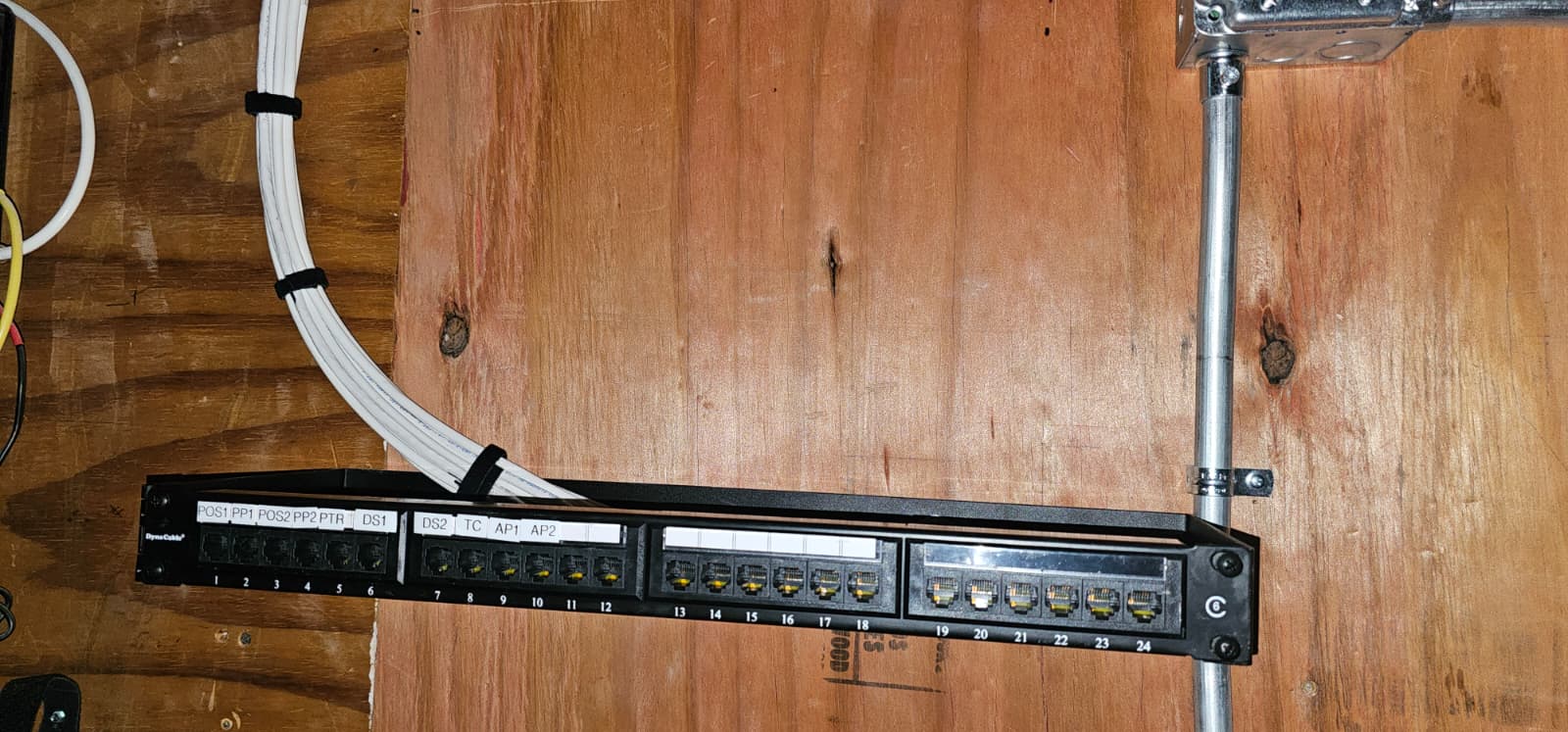 Structured Cabling project by InCTRL Technology Services — Kay Jewelers Phase 2 Terminations & TV, Central Florida (photo 6)