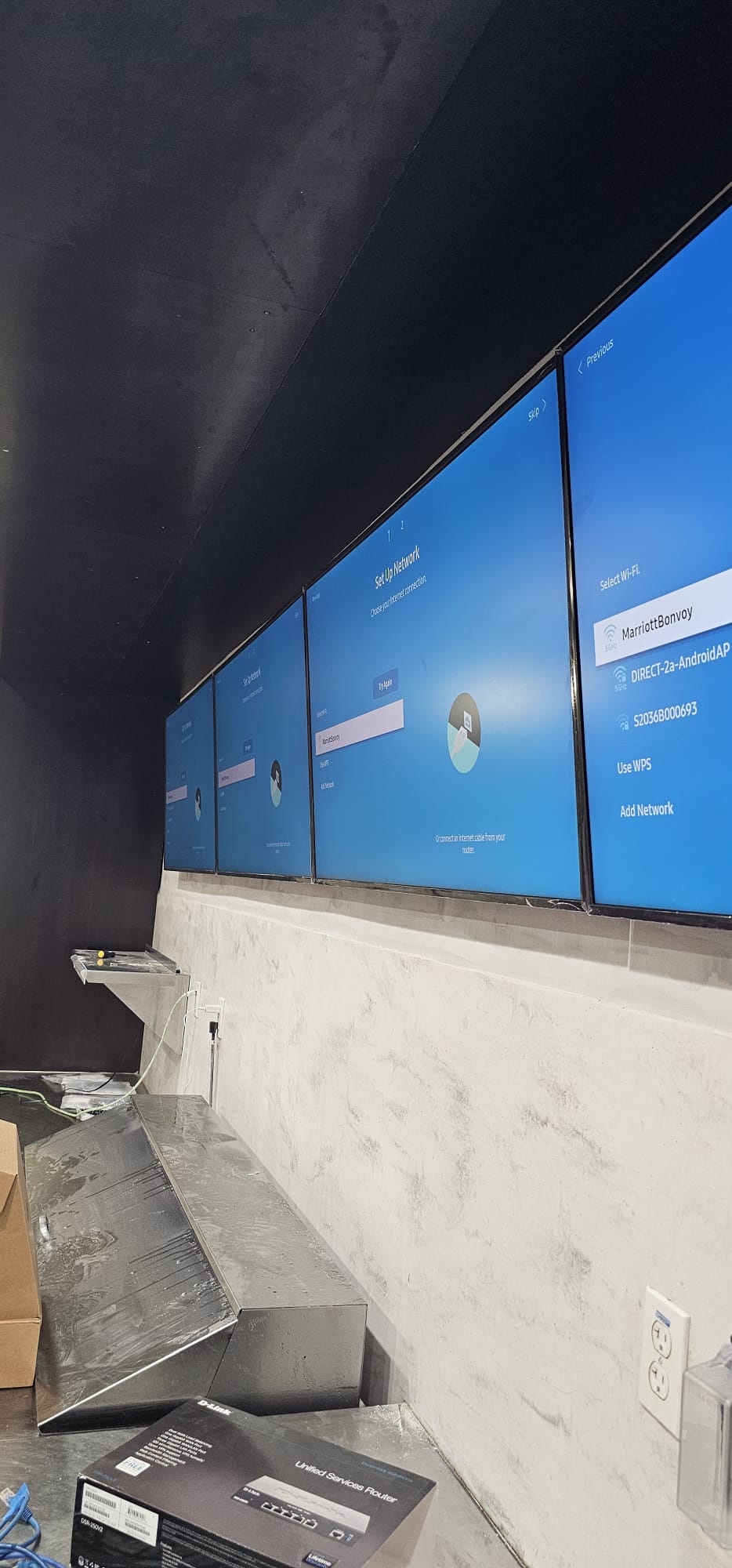 Digital Signage project by InCTRL Technology Services — Marriott Courtyard Menu Boards, Central Florida (photo 1)