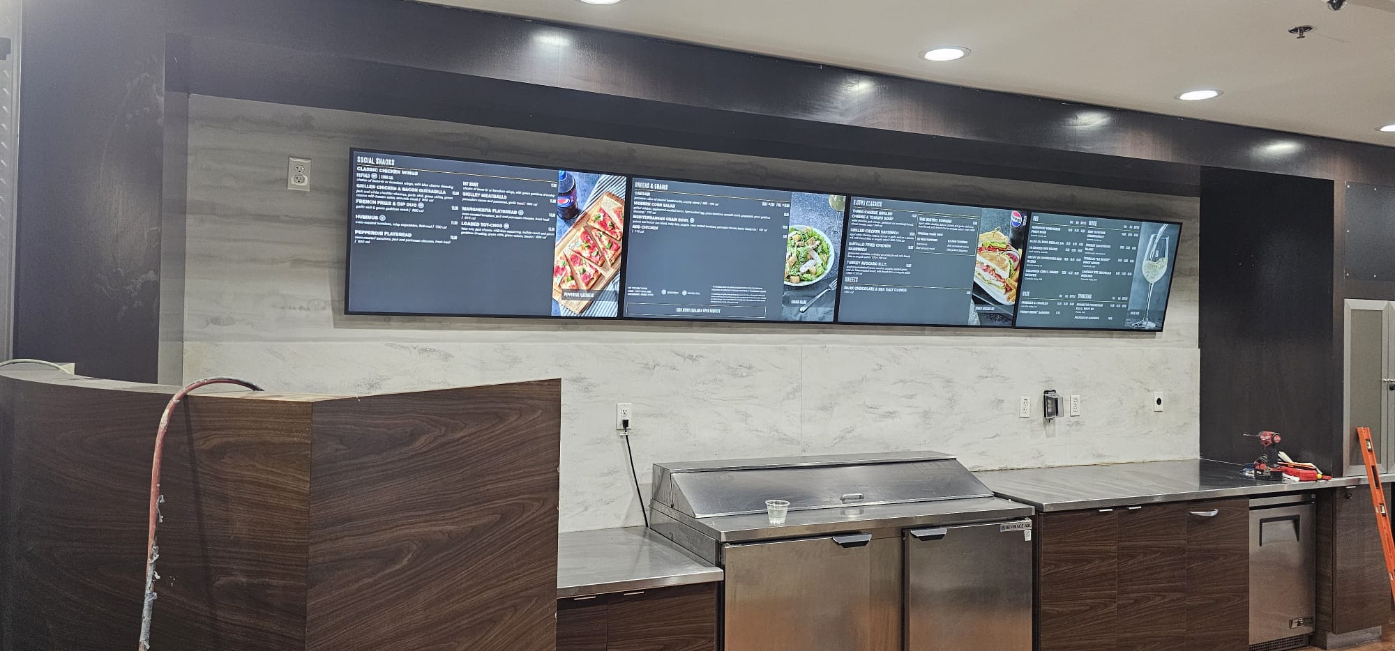 Digital Signage project by InCTRL Technology Services — Marriott Courtyard Menu Boards, Central Florida (photo 4)
