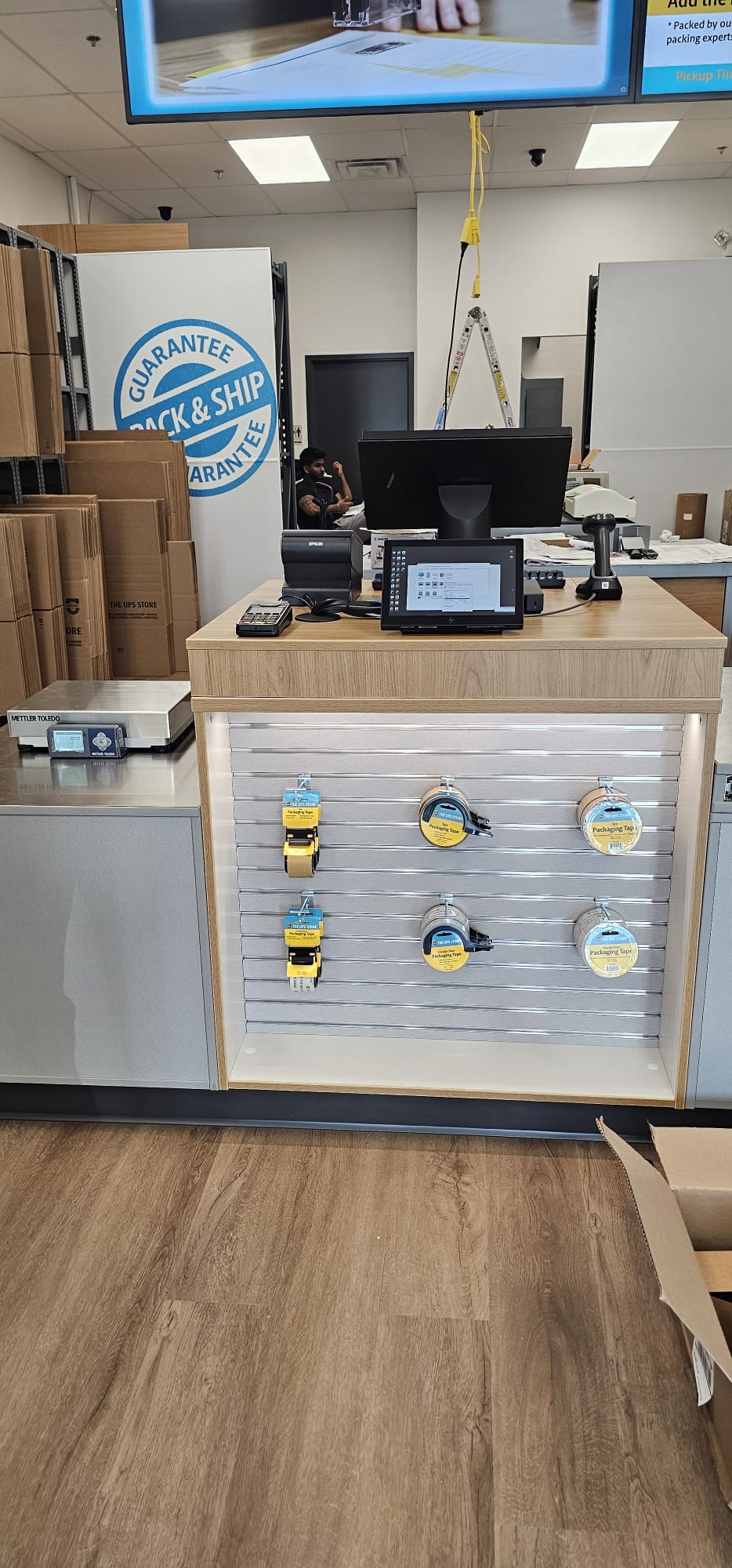 Digital Signage project by InCTRL Technology Services — UPS Store POS & Digital Signage, Central Florida (photo 5)