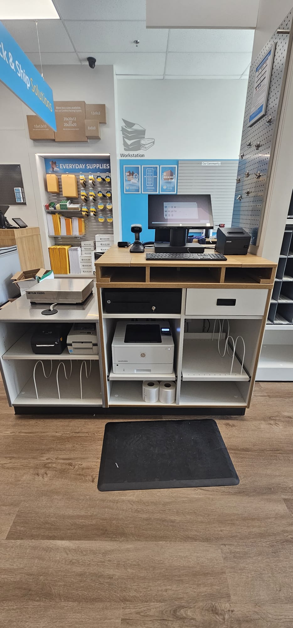 Digital Signage project by InCTRL Technology Services — UPS Store POS & Digital Signage, Central Florida (photo 10)