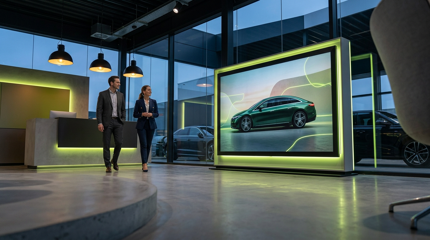 Winning the First Impression: Digital Signage for Luxury Dealerships