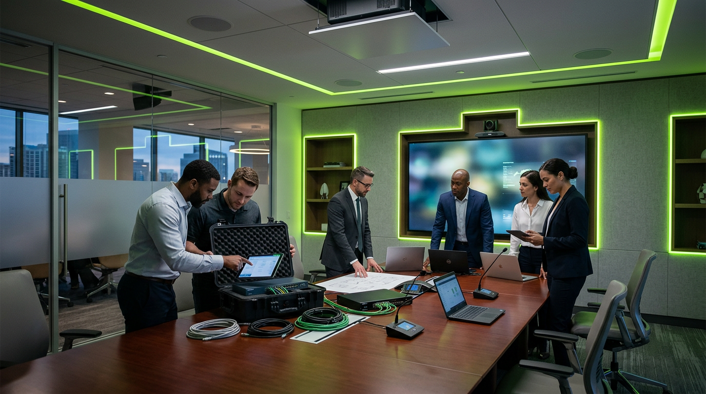 Modern AV Installation: The Executive Boardroom Playbook