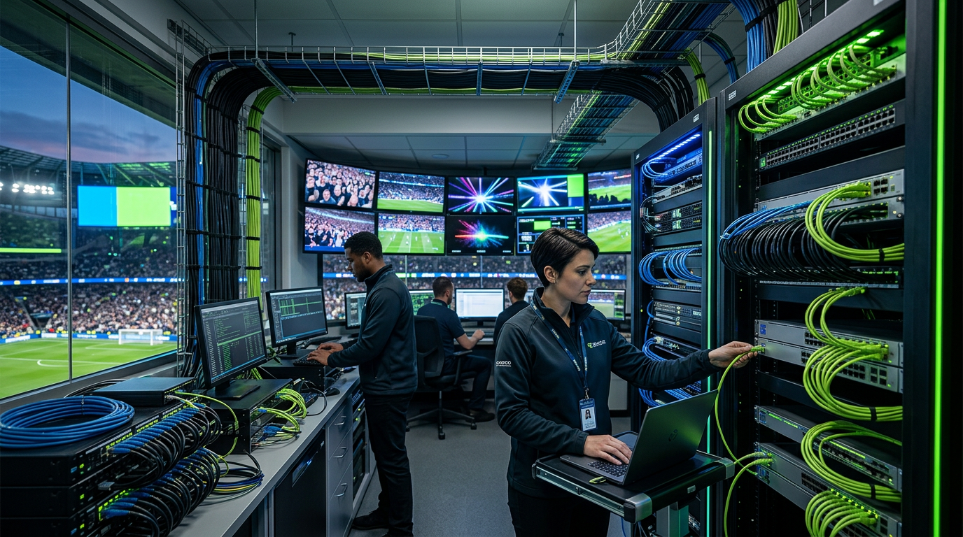 Smart Stadiums: How Cabling Powers the Modern Fan Experience