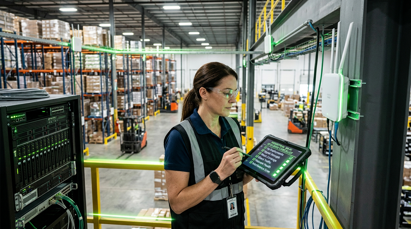 Industrial Wi-Fi: The Warehouse Manager’s Site-Wide Checklist