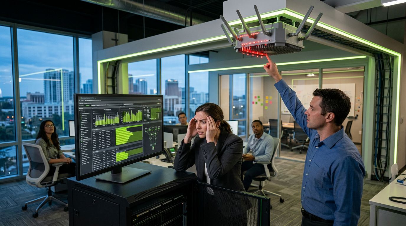 Why Overloaded Access Points Crash Commercial WiFi in Orlando