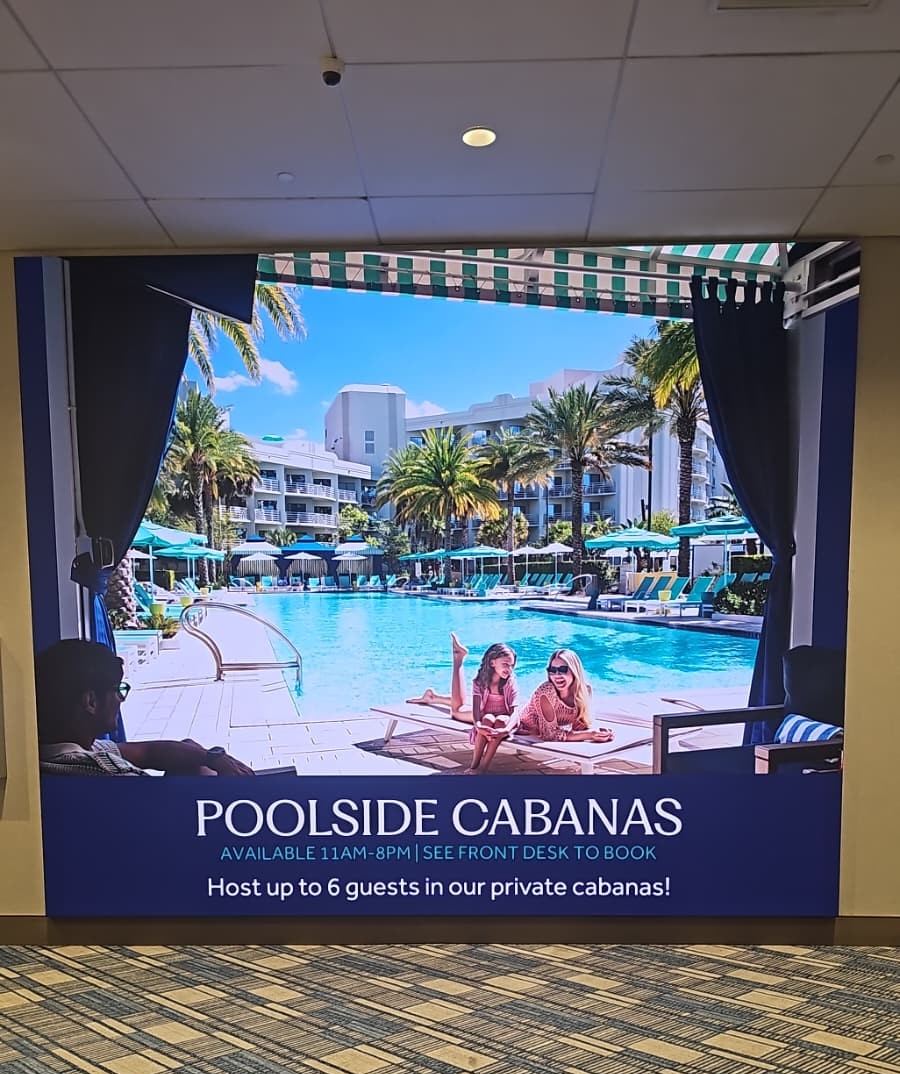Digital Signage project by InCTRL Technology Services — LED Video Wall — Hilton Orlando Lake Buena Vista, Central Florida (photo 2)